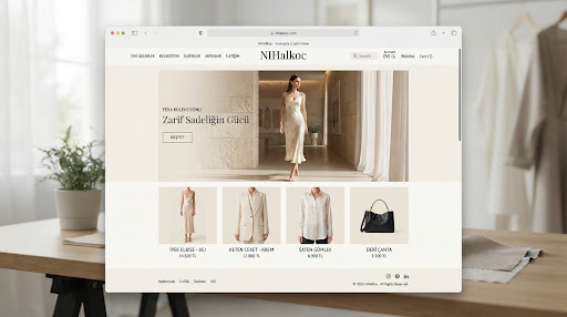 Nihal Koç e-ticaret sitesi görseli